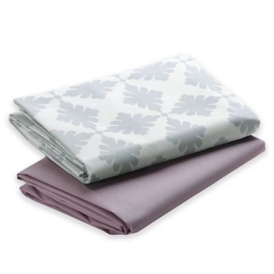 Graco® Pack 'n Play® 2-Pack Waterproof Sheets in Pink/Grey