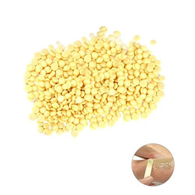 ULTNICE Light Yellow Depilatory Pearl Hard Wax Painless Hair Removal Granules Hot Film Wax Bead (stripless) 300g