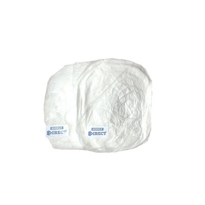Simply Direct white clip caps x 100. Mop / mob caps for catering, beauty, industrial and nursing applications supplied as 2 packs of 50 in a flat pack format.
