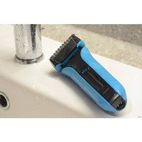 ONSON Wet & Dry Electric Shaver for Men with Clean & Charge System, Premium Grey Cordless Razor, Razors, Shavers, Pop up Trimmer, Travel Cas