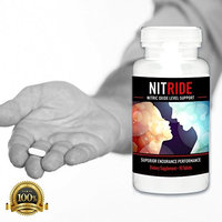Nitride Premium Nitric Oxide Booster For Increased Blood Flow, Stamina, Stimulate Libido & Ability, Men, Push Beyond Former Limits Today (1 Bottle)