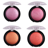 4 Color/Set Single Baked Shimmer Metallic Eyeshadow Palette Eye Shadow Powder Style A