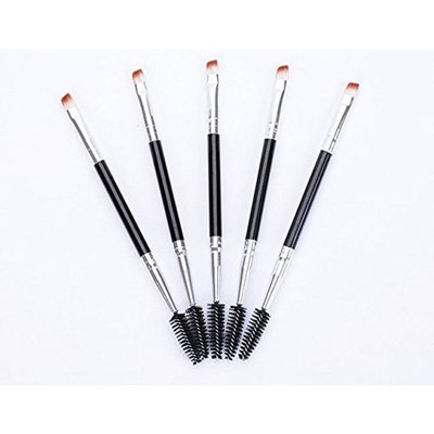 1 Pcs Double Eyebrow Comb Makeup Brush Set Cosmetic Make Up Tool Professional Natural Beauty Palettes Eyeshadow Magnificent Popular Eyes Face Colorful Rainbow Hair Highlights Glitter Kids Travel Kit