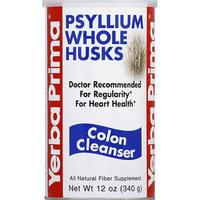 Yerba Prima Psyllium Whole Husks Colon Cleanser, 12 oz