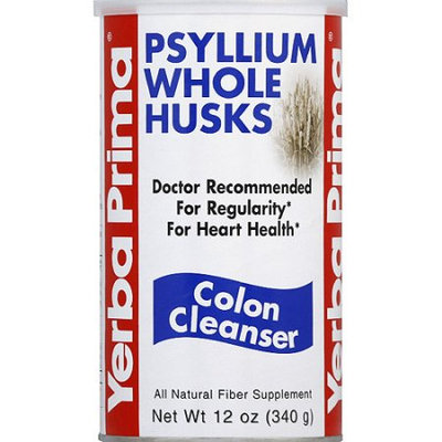 Yerba Prima Psyllium Whole Husks Colon Cleanser, 12 oz