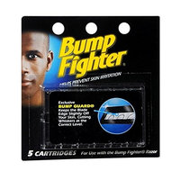 Bump Fighter Refill Cartridge Blades for Men - 5 ea. + FREE Assorted Purse Kit/Cosmetic Bag Bonus Gift