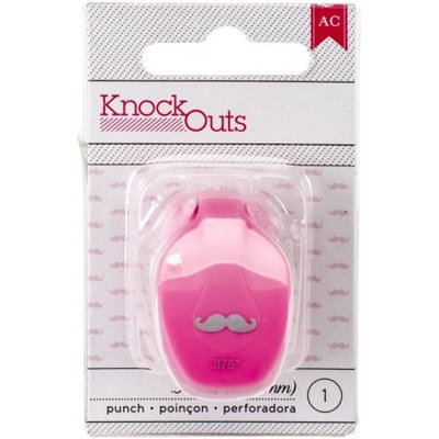 Knock Outs Mini Punch-Mustache, .375
