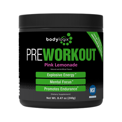The Winning Combination, Inc. Bodylogix Pre-Workout, Pink Lemonade, 8.47 Oz
