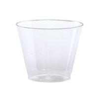 Hanna K Signature 1852787 9 oz Old Fasioned Pastic Tumblers Clear - Pack of 12