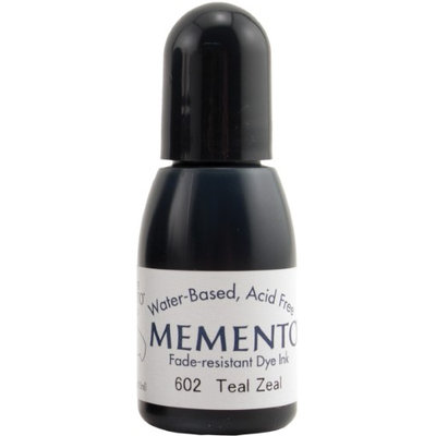 Imagine Crafts Memento Dye Re-Inker-Teal Zeal