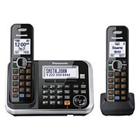 Panasonic KX-TG6842B Expandable Digital Cordls Ans Sys, 2 Hs