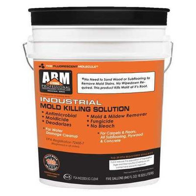 Pro Strong Arm Industrial Mold Killing Solution, 5 gal. Steam, 1 EA Model: PSA-IND2003-5G CLEAR