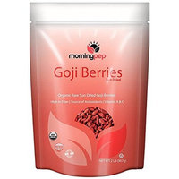 Morning Pep's 2 LB (32 OZ) 100% Natural USDA Certified Organic GOJI BERRIES Raw Sundried NON GMO