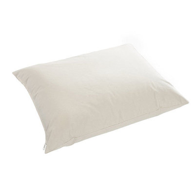 Pillow Company Llc 100% Cotton Millet Hull Lavender Aromatherapy Night Pillow with Zippered Casing and Certified Organic Filling Queen