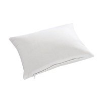 Pillow Company Llc 100% Cotton Millet Hull Green Tea Lemon Aromatherapy Night Pillow with Zippered Casing and Certified Organic Filling