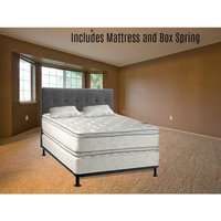Continental Sleep, 12-Inch Medium Plush Pillowtop, Orthopedic type Doublesided Mattress and Box Spring, Twin Size