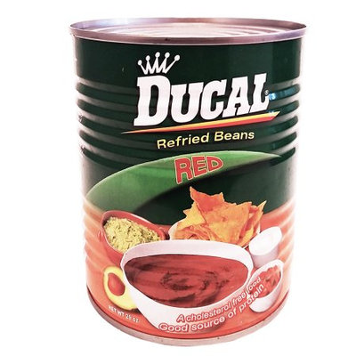 Ducal Refried Red Beans 29 oz - Frijoles Rojos Refritos (Pack of 12)