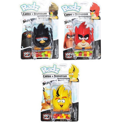 Radz Angry Birds Candy and Dispensers (Pack of 3)