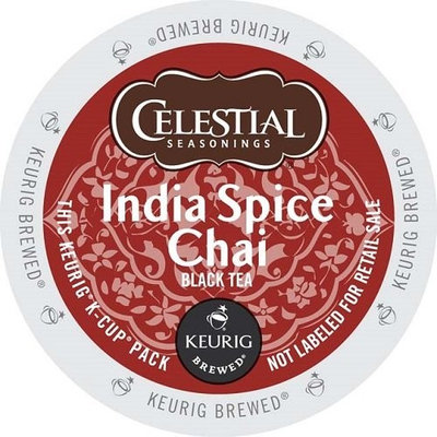 Celestial Seasonings K-Cup Portion Tea for Keurig Brewers - India Spice Chai