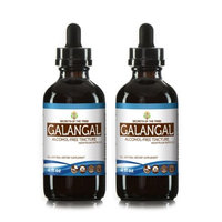 Secrets Of The Tribe Galangal Tincture Alcohol-FREE Extract, Organic Galangal (Alpinia Galangal) Dried Root 2x4 oz