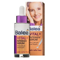 Balea Vital + Intensive Repair Face-Serum For Mature Skin (To age 75) with Calcium, Omega & Soya-Oil - No Animal Testing - 30ml by Balea
