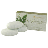 Lily Of The Valley By Bronnley England Triple Milled Soaps (Pack of 3)