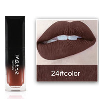 Long Lasting Cosmetics Lipstick Hosamtel Sexy Waterproof Durable Matte Liquid Lip Gloss Moisturizing Fashionable Colors Lip Stains (30 Colors for Choose)