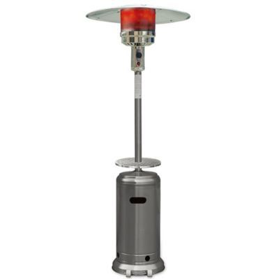 Hanover Outdoor HAN003SS 7-Ft. 41,000 BTU Steel Umbrella Propane Patio Heater in Stainless Steel