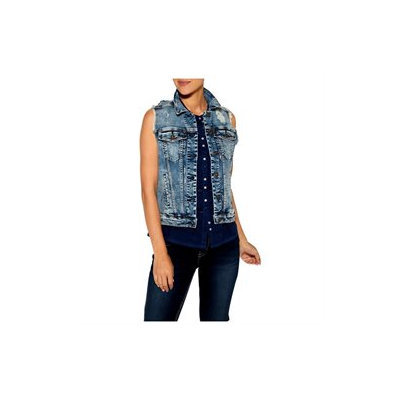 Silver Jeans Denim Vintage Indigo Wash Vest