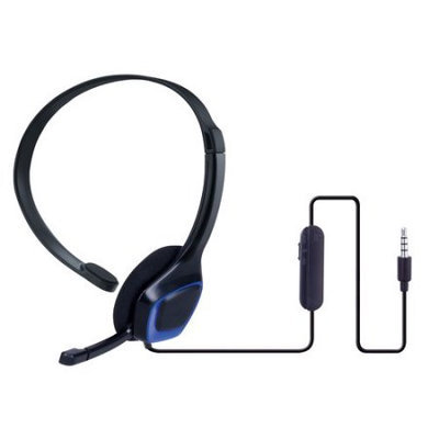 Onn ONA14MG013 Chat Headset for Playstation 4 - Over-the-Head - Binaural - Black