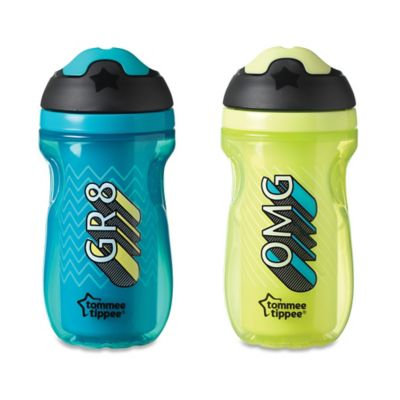 Tommee Tippee 2pk Insulated Sipper Tumbler, Boy