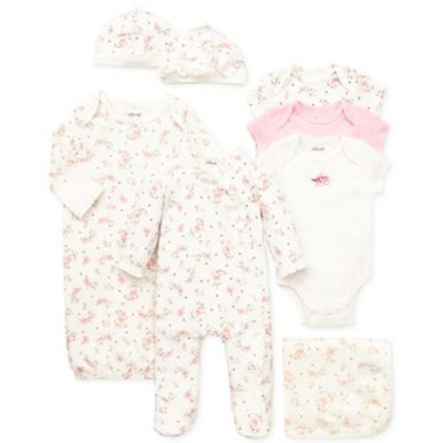 Little Me Baby Girls' Vintage Rose Gift Bundle