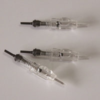 HoriKing Screw Mouth Sterilized Tattoo Needles Round Magnum Cartridges for Nouveau Eybrow Lips 9RM Supply