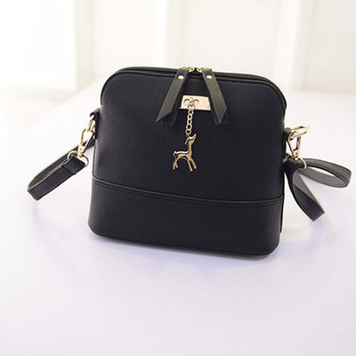 Women Messenger Bags Vintage Small Shell Leather Handbag Casual Bag BK