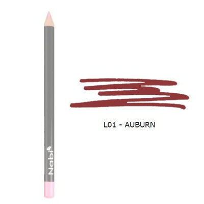 (3 Pack) Nabi Cosmetics Lip Pencil Auburn