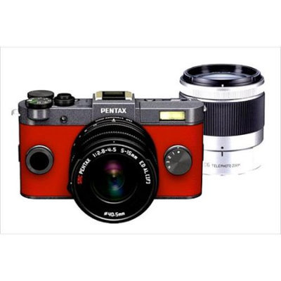PENTAX 06166 12.4 Megapixel Q-S1 Digital Camera (02, 06 Zoom; Gunmetal)