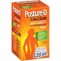 International Vitamin Corporation Posture-d Calcium with Vitamin D & Magnesium 600 Mg, 120 Caplets