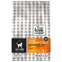 I and Love and You Kibble Naked Essentials with Chicken & Duck Cat Food - 3.4 lb