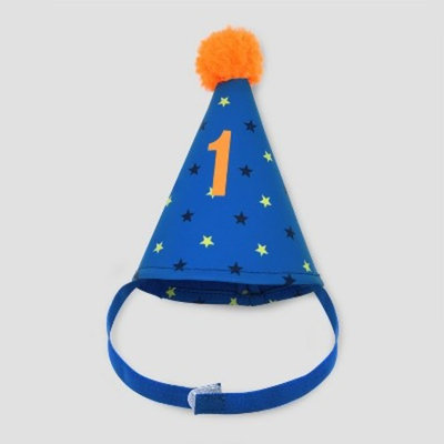 Baby Boys' Birthday Hat Headwrap - Just One You® made by carter's Blue One Size
