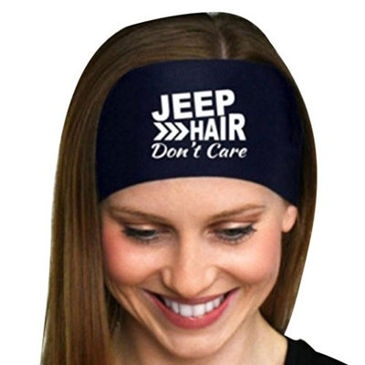 Syban Ladies Letter Sports Yoga Sweatband Gym Stretch Headband Hair Band
