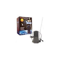Luxtronic 25dB Amplified top-of-set UHF/VHF Antenna with Coaxial Connector