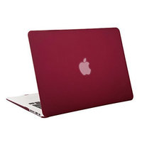 MOSISO Ultra Slim Plastic Hard Shell Snap On Case Cover for MacBook Air 13 Inch (A1466 & A1369), Wine Red