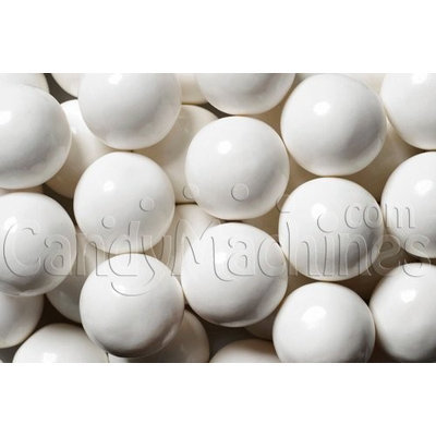 Candymachines Gumballs By The Pound - 5 Pound Bag of White Gumballs
