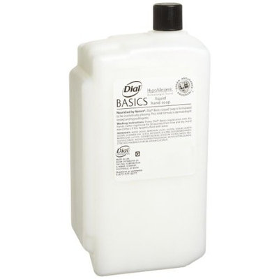 Dial 1326751 Basics Honeysuckle Floral White Pearl Hypoallergenic Liquid Hand Soap, 1 Liter Refill Cartridge (Pack of 8)