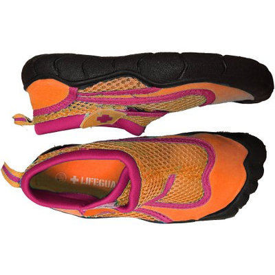 Lifeguard Girls' Water Shoe, Pink/Orange, 11/12 S