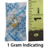 Dry Packs 1 Gram Indicating Silica Gel Packet-pack of 300