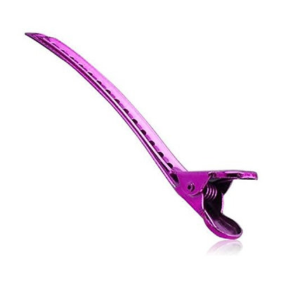 Vinmax 12Pcs Sectioning Hair Clips Non-Slip Alligator Hair Barrettes Metal Duckbill Clip Hair Grip Clamps Hair Cutting Clips Set Salon Barber Hairdressing Styling Tools Purple
