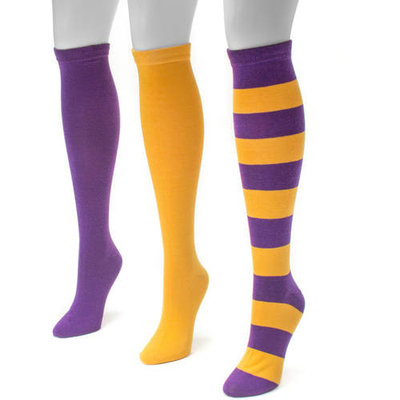 Game Day 3 Pair Pack Knee High Socks