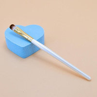 1 Pcs Makeup Brush Set Powder Eyeshadow Contour Cosmetic Tool Foundation Natural Beauty Palettes Pleasantness Popular Eyes Face Colorful Rainbow Hair Highlights Glitter Girls Travel Kit, Type-06