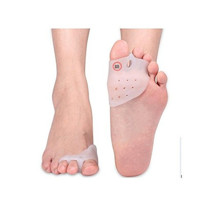 Bunion Corrector: One Pair Soft Silicone Toe Separators - One Size Fits All - Therapeutic Relief Aid for Pain in The Big Toe Joint, Hammer Toe and Hallux Valgus